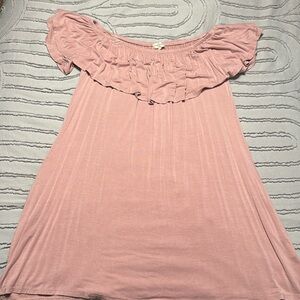 Off the shoulder dress